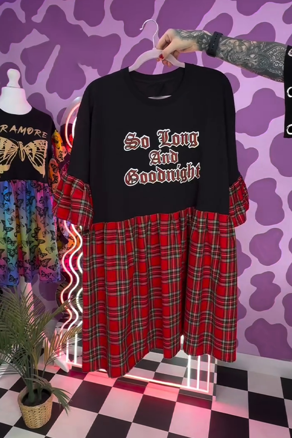 So Long And Goodnight Recycled Dress