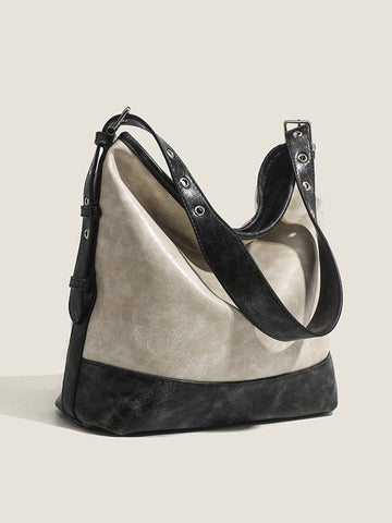Women's Fashionable Color-block Handbag MDA0826H3Y
