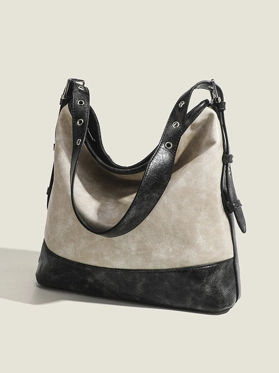 Women's Fashionable Color-block Handbag MDA0826H3Y