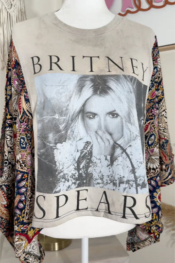 Britney Spears Paisley Top