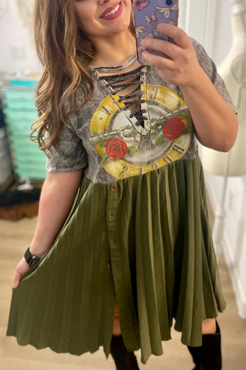 Guns N Roses Recycled Dress