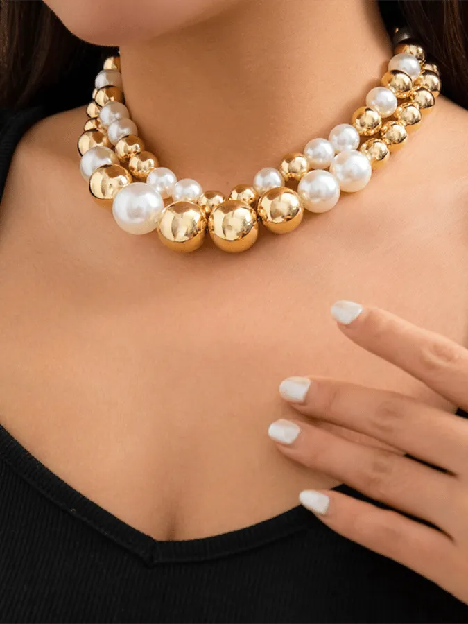Women'S Imitation Pearl Fashion Necklace