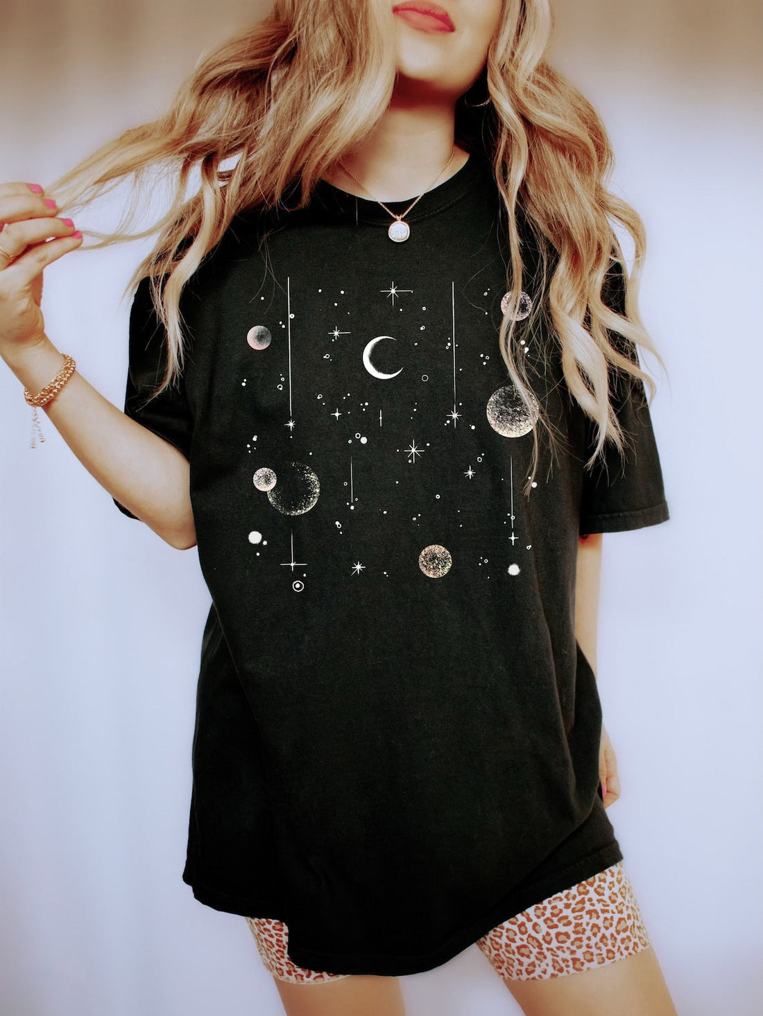 Vintage Celestial Moon T Shirts