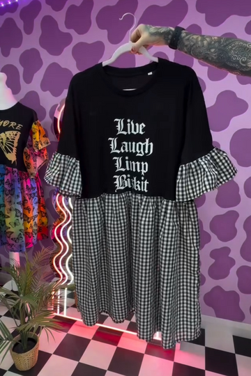 Nu-Metal Recycled Dress