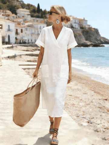 Women's Casual Loose Short-Sleeved Dress
