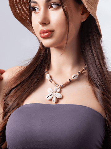 Women'S Vintage Natural Shell Necklace